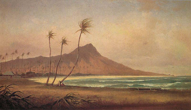 Gideon Jacques Denny Waikiki Beach, Norge oil painting art